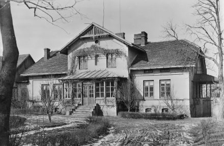 La maison des Zorawski à Szczuki en Pologne (où Maria Sklodowska a été préceptrice de 1886 à 1889), vers 1888